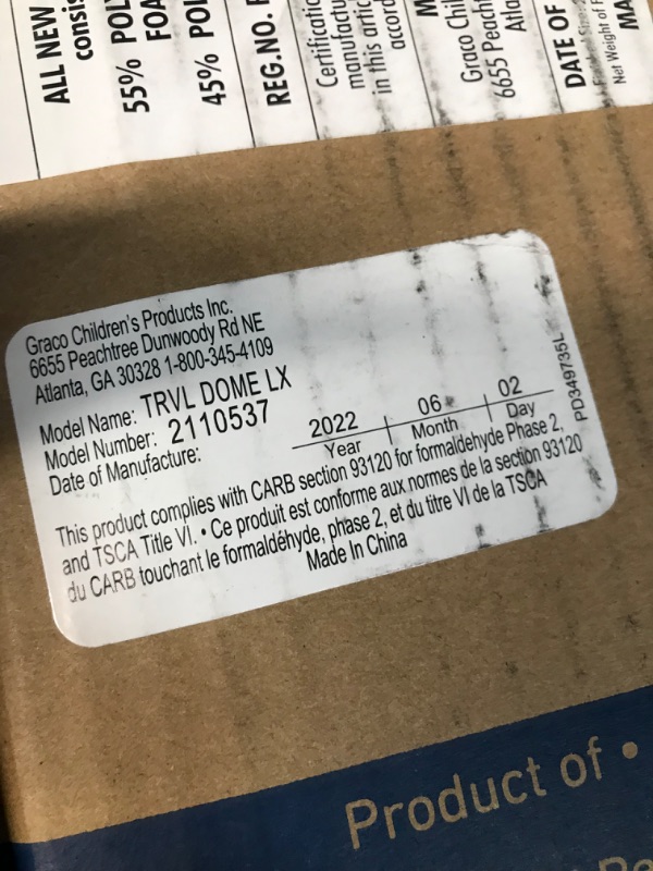 Photo 5 of ***USED - MISSING PARTS***
Graco Pack 'n Play Travel Dome LX Playard | Includes Portable Bassinet, Full-Size Infant Bassinet, and Diaper Changer, Annie