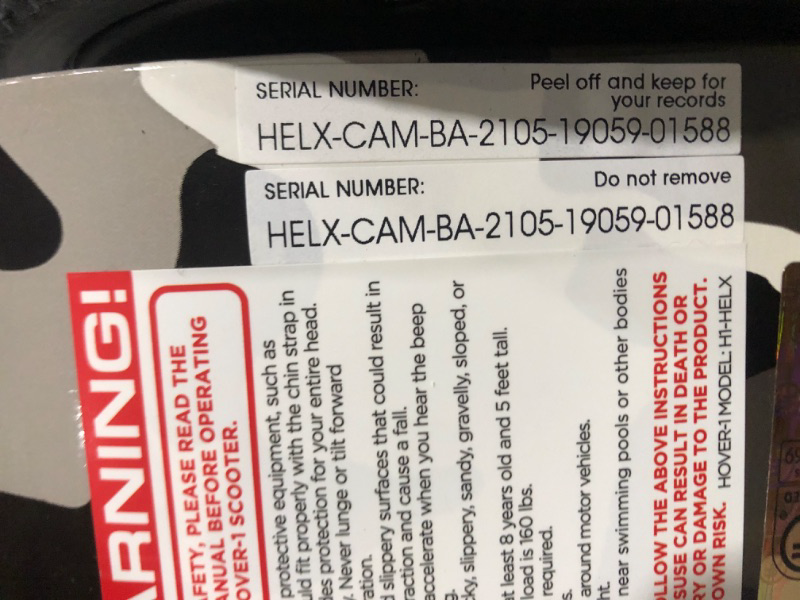 Photo 11 of **PARTS ONLY** **SEE CLERK NOTES** Hover-1 Helix Electric Hoverboard | 