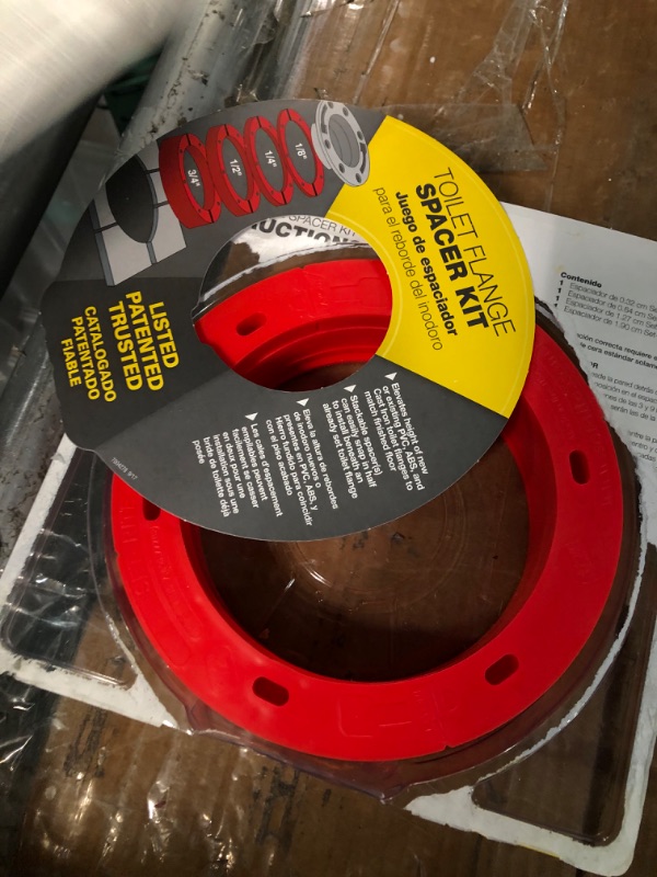 Photo 1 of Oatey Toilet Flange Spacer Kit with 4 Spacers All Spacer Sizes Spacer Kit