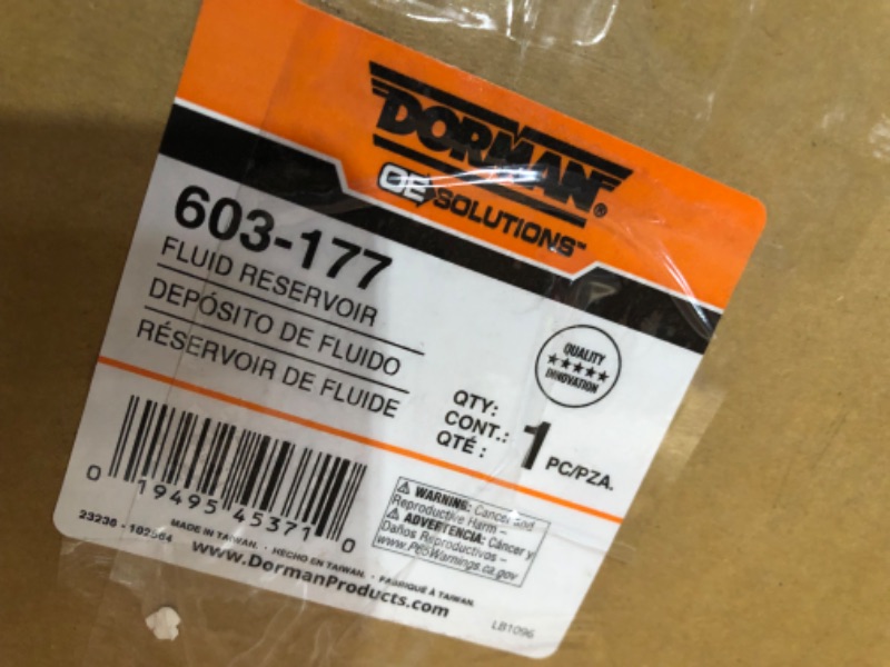 Photo 1 of Dorman 603-177 Front Washer Fluid Reservoir Compatible with Select Cadillac / Chevrolet / GMC Models