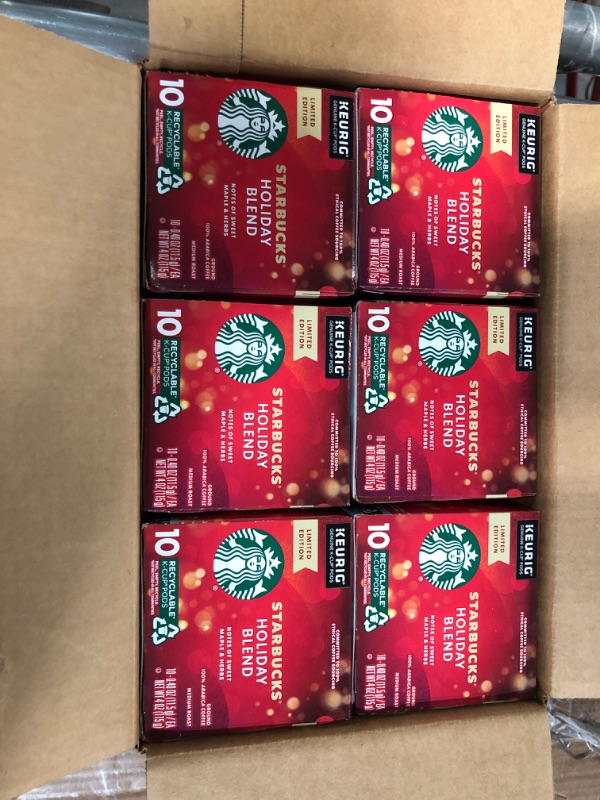 Photo 2 of Starbucks K-Cup Coffee Pods—Medium Roast Coffee—Holiday Blend—100% Arabica—Limited Edition