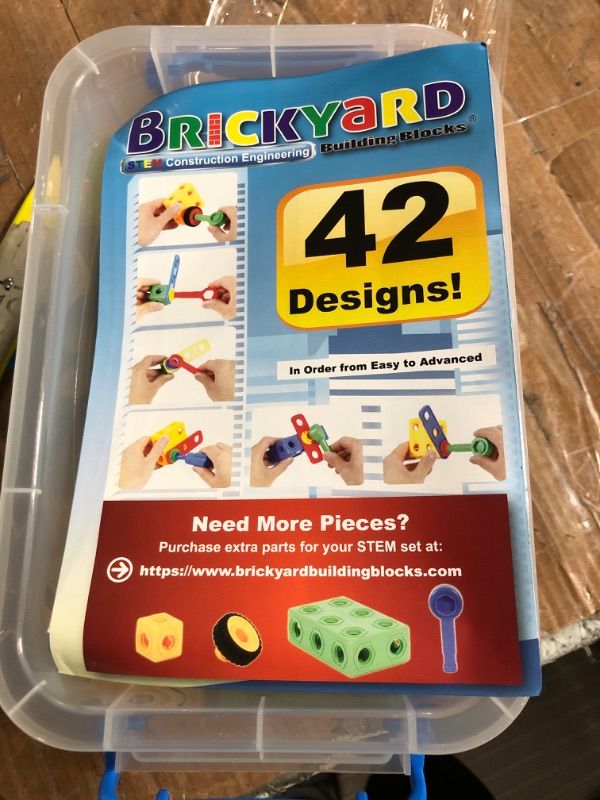 Photo 2 of Brickyard Building Blocks STEM Toys - Educational Building Toys for Kids Ages 4-8 