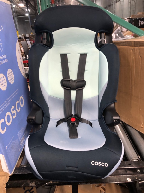 Photo 2 of * used item * see all images * 
Cosco Finale DX 2-in-1 Booster Car Seat, Forward Facing 40-100 lbs, Rainbow