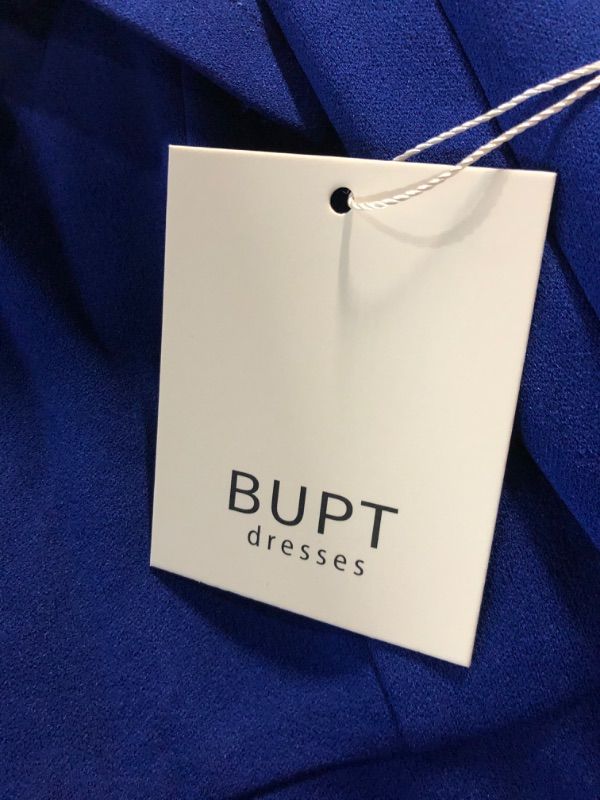Photo 1 of BUPT Womens One Shoulder Sleeveless Dress High Slit 