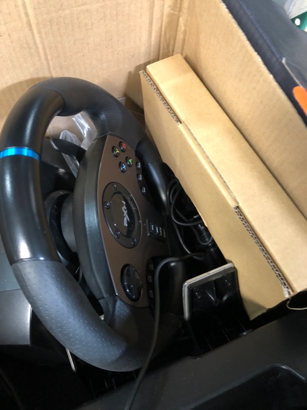 Photo 6 of PXN V9 Gaming Racing Wheel with Pedals and Shifter, Steering Wheel for PC, Xbox One, Xbox Series X/S, PS4, PS3 and Nintendo Switch