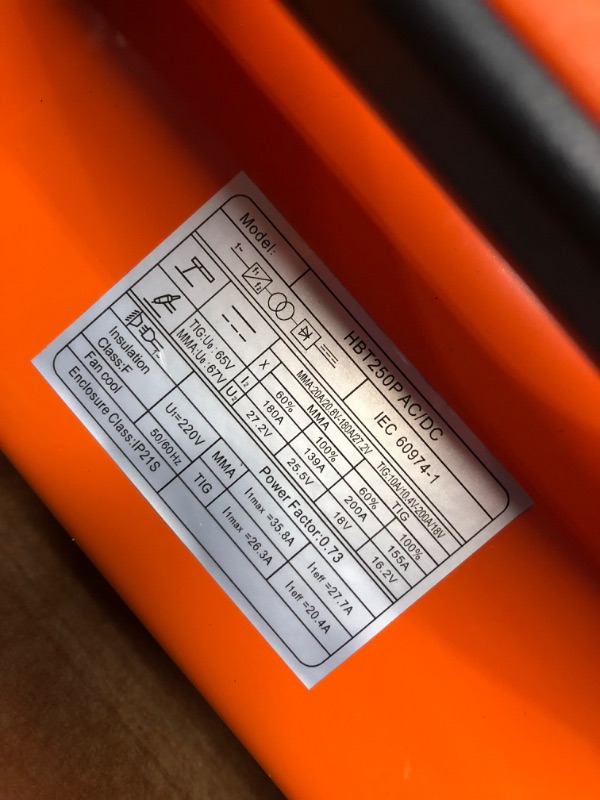 Photo 3 of (READ NOTES) HITBOX 200A TIG Welder,AC/DC TIG Welder With Pulse 4 IN 1 Welding Machine,Aluminum TIG Welder 220V with DC TIG/AC TIG/Pulse TIG/Stick and IGBT 2T/4T LED Digital Display,Compatible with Foot Pedal