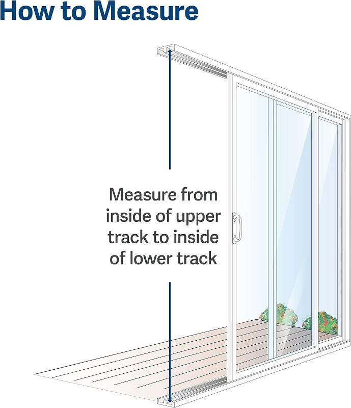 Photo 10 of PetSafe 1-Piece Sliding Glass Pet Door for Dogs & Cats - Adjustable Height 75 7/8" to 80 11/16"- Large, White, No-Cut Install, Aluminum Patio Panel Insert, Great for Renters or Seasonal Installation