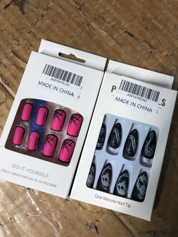Photo 1 of *non refundable bundle*
24pc Natural Delicate & Comfortable Press On Nails (2 pack bundle) Halloween Theme

