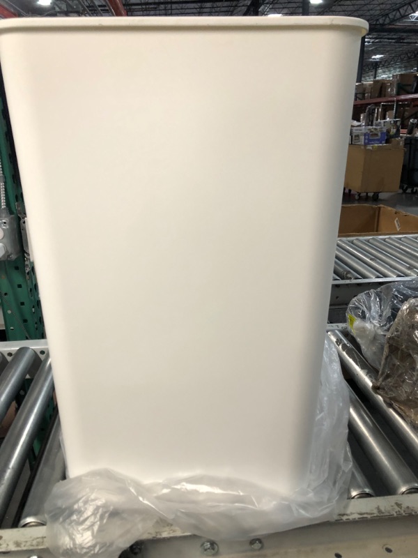 Photo 3 of ***MISSING LID***Simpli-Magic 79503 13 Gallon Touchless Sensor Trash Can, Rectangle Garbage Bin, Perfect for Home, Kitchen, Office, White