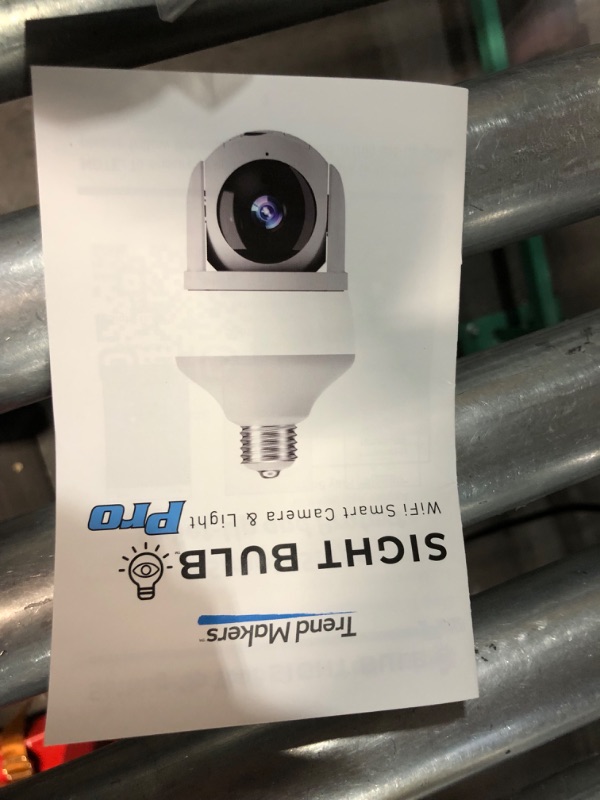 Photo 3 of Sight Bulb Pro Security Camera, Two Way Talk, HD Video WiFi Smart Camera, Perfect for Indoor Outdoor Night Vision Motion Detection with SD Card
