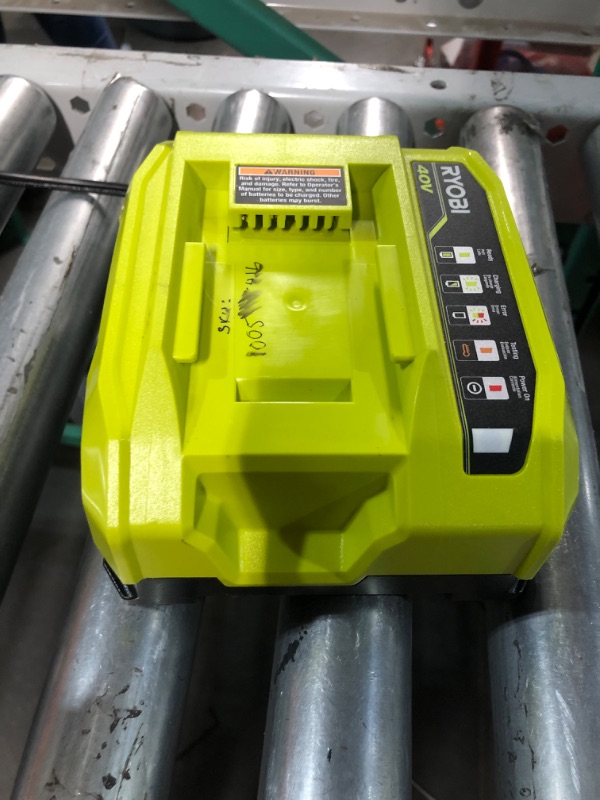 Photo 2 of OP401 40V Lithium Ion Rapid Charger Compatible with Ryobi 40V Lithium ion Battery 