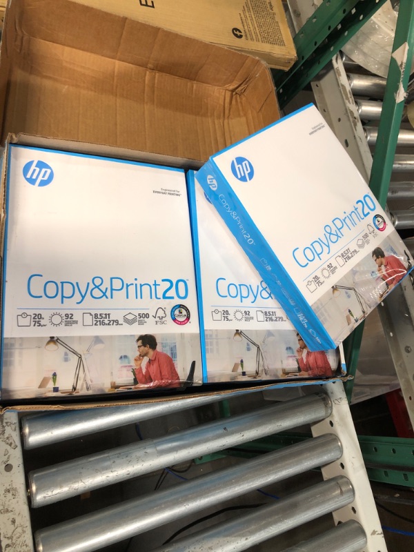 Photo 2 of 9PK - HP Printer Paper, Copy & Print 20lb, 8.5x11, 1 Ream, 500 Sheets