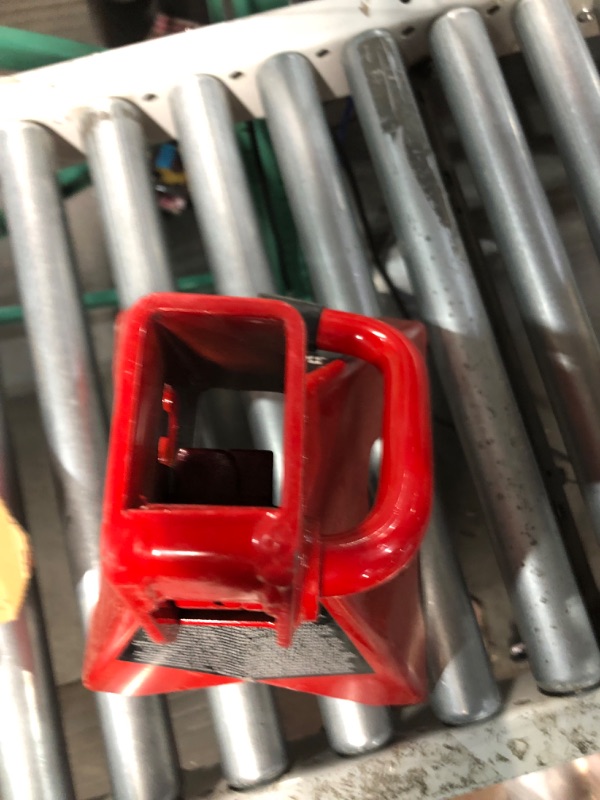 Photo 4 of BIG RED T46002A Torin Steel Jack Stands: Double Locking, 6 Ton (12,000 lb) Capacity, Red, 1 Pair Double Locking Red