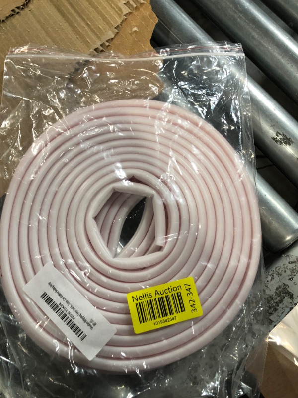 Photo 4 of [New Upgrade] 40 Feet Silicone Door Weather Stripping Door Seal Strip for Doors & Windows, Multi-Layer Soundproof Holes Self-Adhesive Backing Seal Gap (from 5/32 inch to 1/4 inch), Easy Cut to Size 3/8" (W) x 1/4" (T) x 40' (L) White