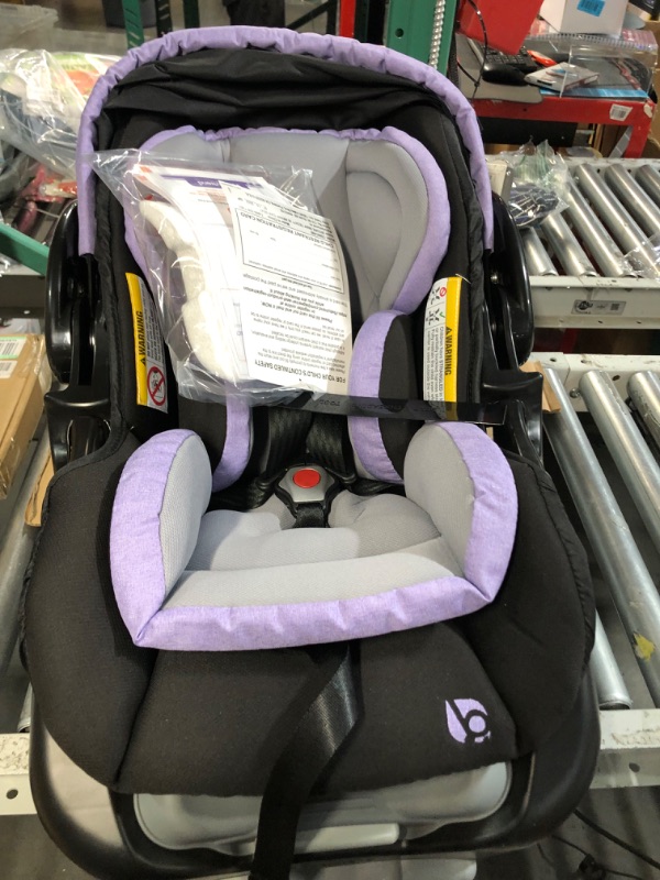 Photo 4 of Baby Trend Secure Snap Tech 35 Infant Car Seat, Lavender Ice 16.5x16.25x28.5 Inch (Pack of 1)