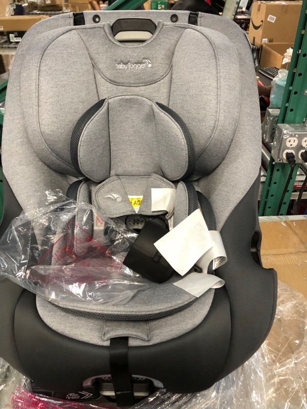 Photo 4 of Baby Jogger City Turn Rotating Convertible Car Seat | Unique Turning Car Seat Rotates for Easy in and Out, Phantom Grey