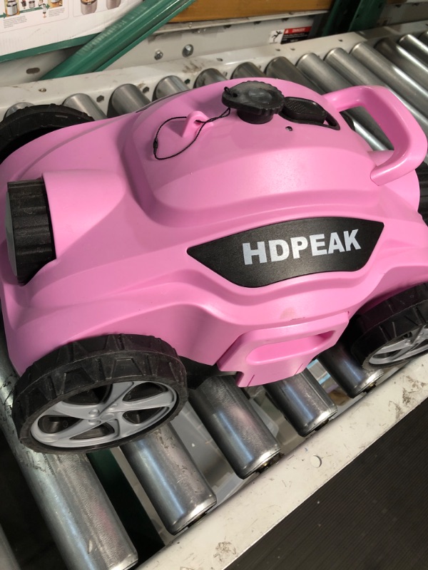 Photo 4 of * plug is broken * see images * 
Cordless Robotic Pool Cleaner, HDPEAK Pool Vacuum Lasts 110 Mins