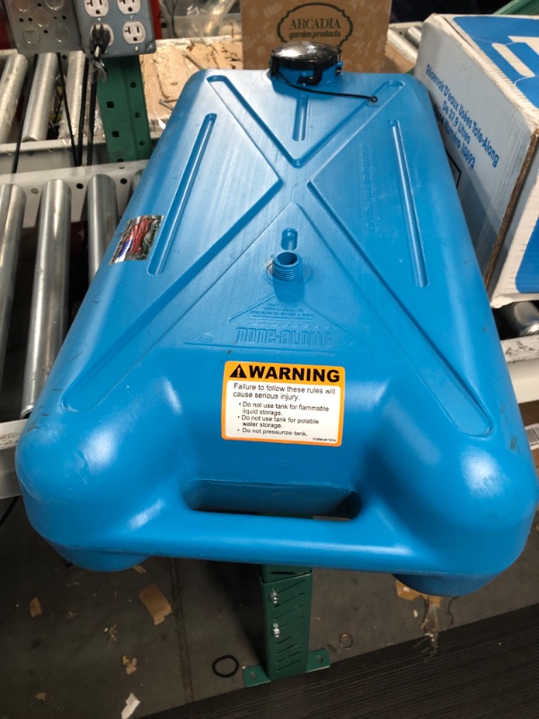 Photo 4 of Barker 10893 Tote Tank - 10 Gallon Capacity , Blue