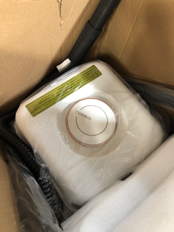 Photo 1 of (READ NOTES) GROBELL Steam Cleaner Car Upholstery: Fast Heat in 50s Swift Vapore Upgraded Pack Chemical-Free Multipurpose Portable Steamer Mop Home Hardwood Floor Kitchen Auto Seat Surface Mattress Grout Interior