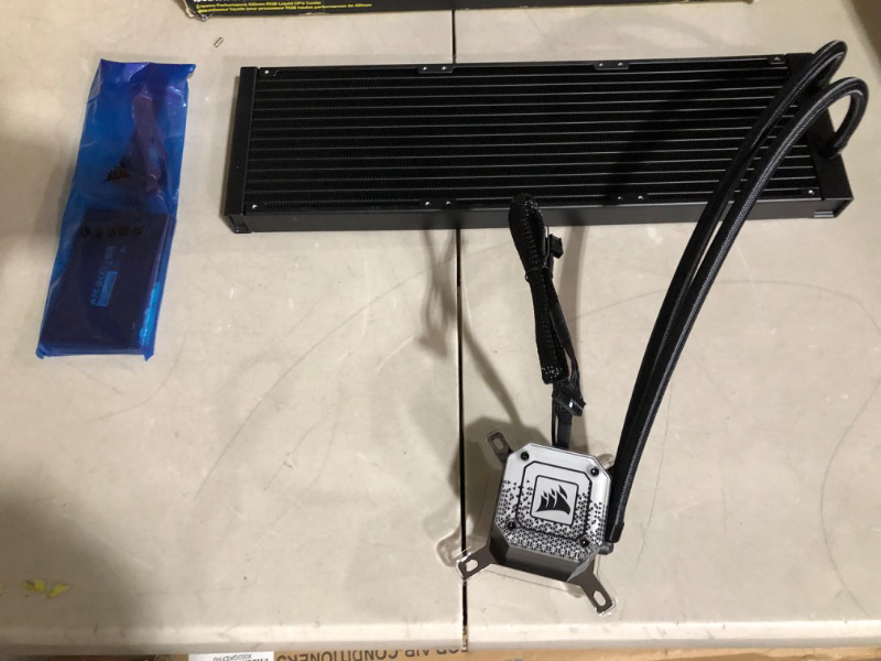 Photo 3 of **PARTS** *SEE NOTES* Corsair iCUE H170i Elite CAPELLIX XT Liquid CPU Cooler - 