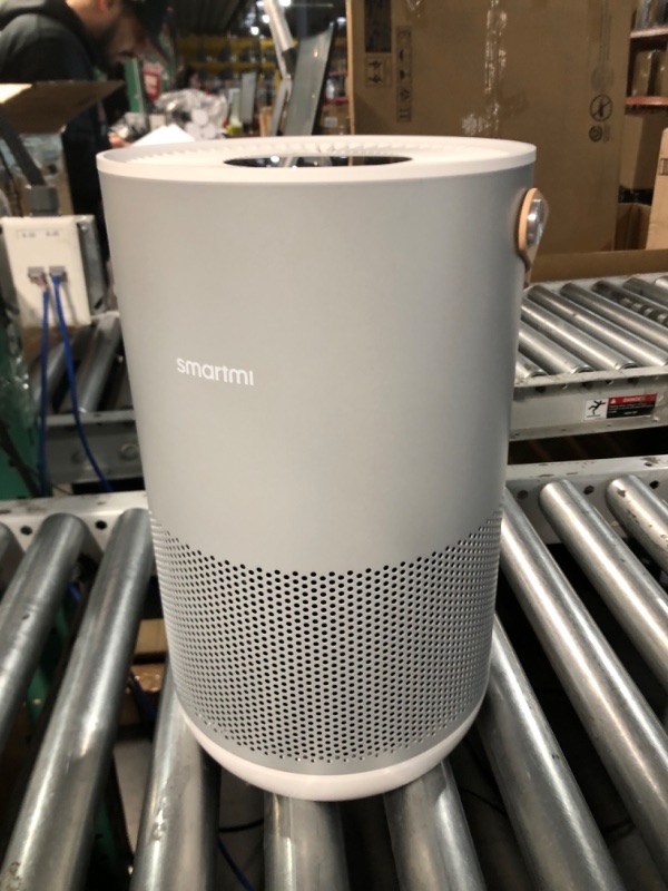 Photo 1 of (READ NOTES) smartmi Air Purifiers for Home, Works with HomeKit Alexa, Smart Air Purifier with Handle, Auto Mode, 19db, 0.08 µm Particles Captured, P1 Silver