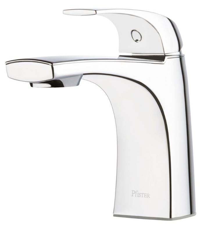 Photo 1 of (READ NOTES) Pfister Karci 1-Handle Single Hole Polished Chrome Bathroom Sink Facucet/Tap
