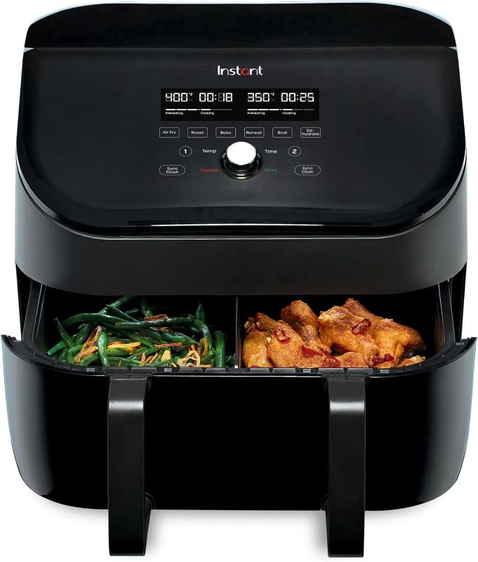 Photo 1 of *Stock photo for reference* Instapot dual basket air fryer, Black