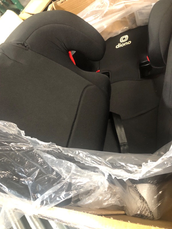 Photo 2 of Diono Cambria 2 XL 2022, Dual Latch Connectors, 2-in-1 Belt Positioning Booster Seat, High-Back to Backless Booster with Space and Room to Grow, 8 Years 1 Booster Seat, Black NEW! Black