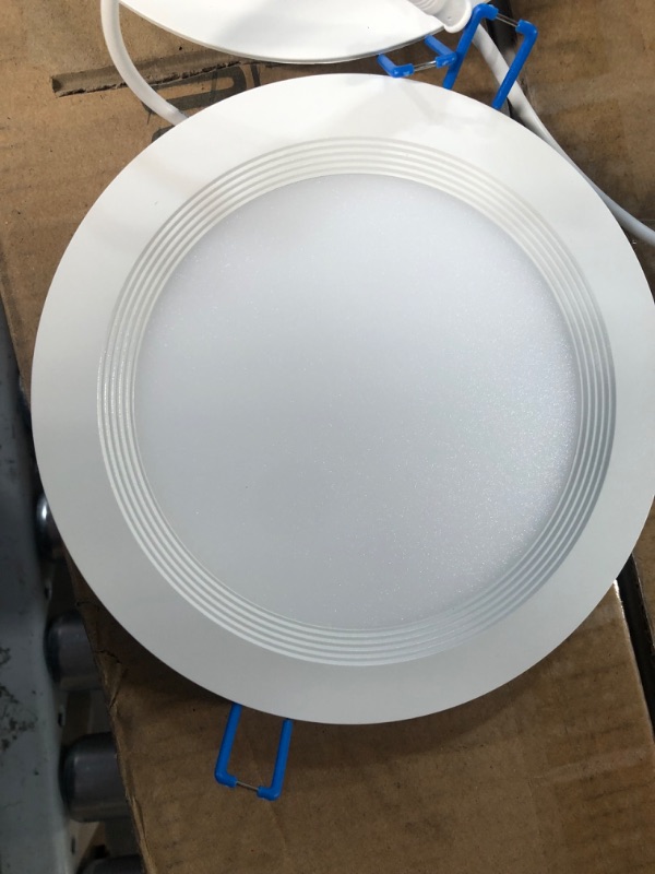 Photo 1 of TORCHSTAR Premium Series 6 Inch Ultra-Thin LED Recessed Light with Junction Box, 13.5W Dimmable LED Canless Recessed Ceiling Lights Slim, ETL & ES Listed, CRI90, 5000K Daylight, White, Pack of 2