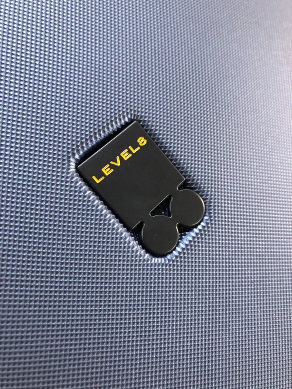 Photo 1 of LEVEL8 Trunk Luggage, 28 Inch Luggage with Spinner Wheels, Luminous Textured 28 Inch Checked Large Luggage, Lightweight PC