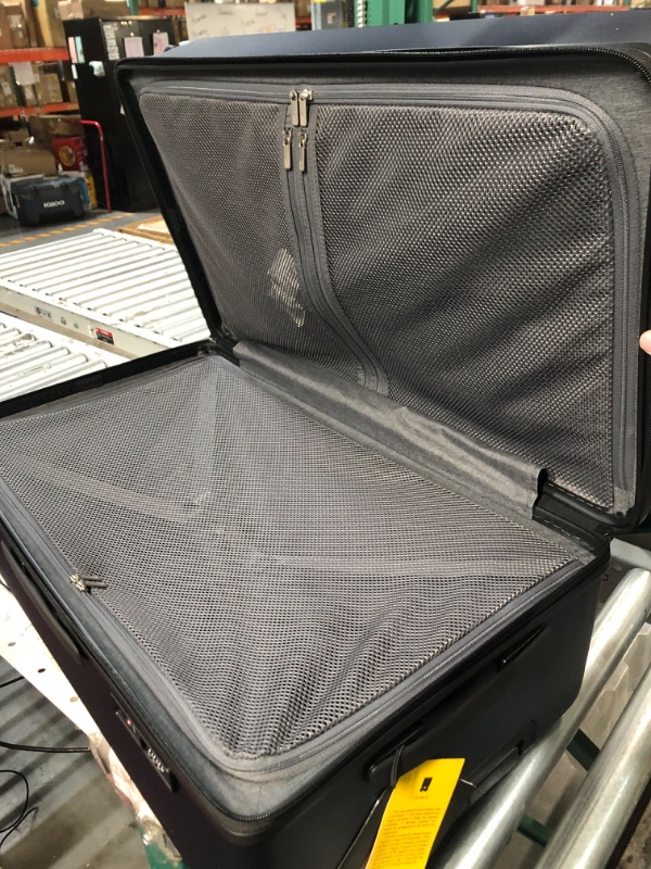 Photo 1 of LEVEL8 Trunk Luggage, 28 Inch Luggage with Spinner Wheels, Luminous Textured 28 Inch Checked Large Luggage, Lightweight PC