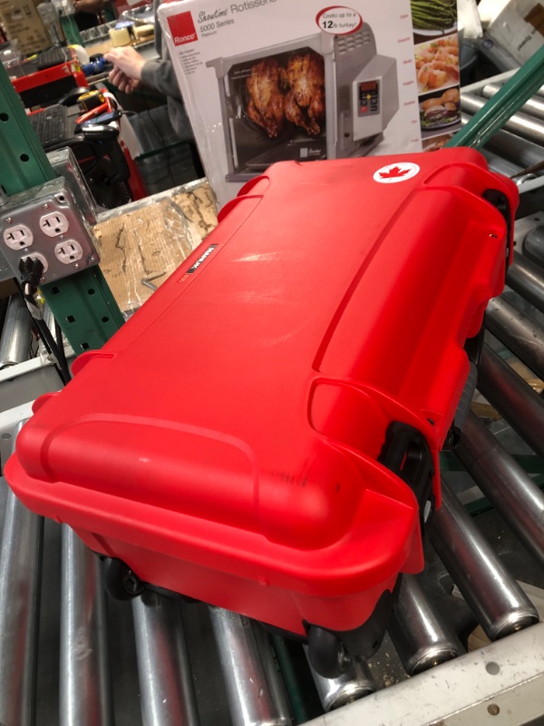 Photo 2 of *RED*
Nanuk 935 Waterproof Carry-On Hard Case with Lid Organizer and Padded Divider w/ Wheels 