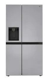 Photo 1 of LG LRSXS2706S 27 Cu. Ft. Side-by-Side Refrigerator with Smooth Touch - Stainless

