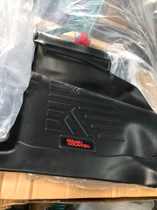 Photo 3 of Rough Country Floor Mats for 2019-2022 Chevy/GMC 1500 | Bench Seat - M-21613