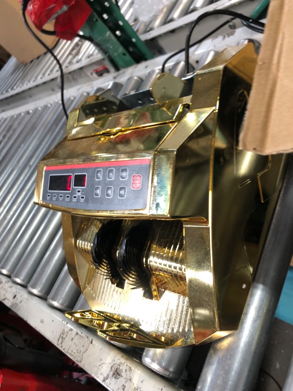 Photo 2 of Gold Money Counter with Counterfeit Detection & Bill Counting 