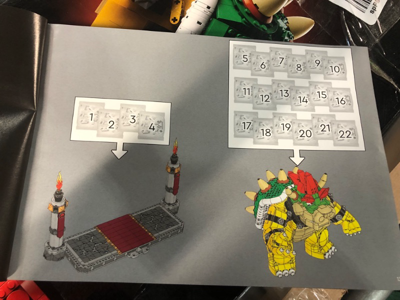 Photo 3 of  LEGO Super Mario The Mighty Bowser 71411 Building Toy Set; (2,807 Pieces) 