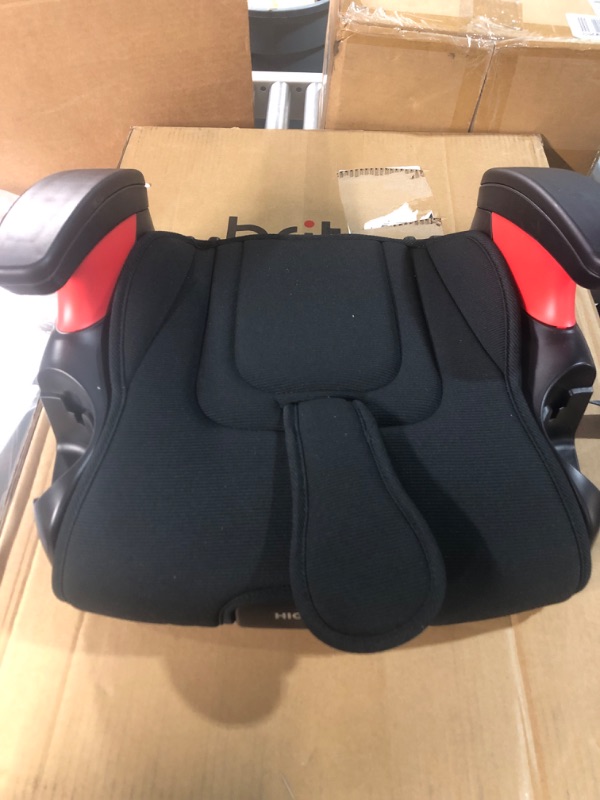 Photo 4 of Britax Highpoint Backless Belt-Positioning Booster Seat, SafeWash Black Ombre