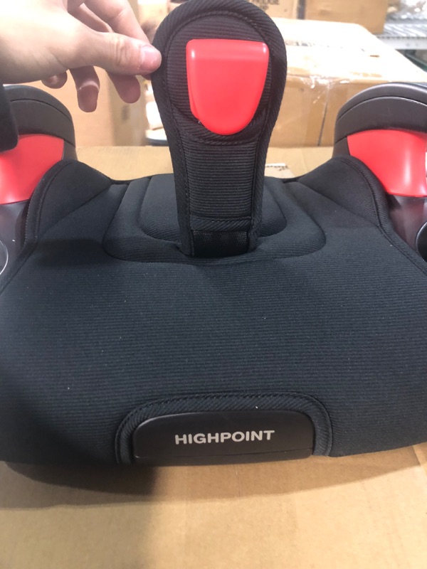 Photo 5 of Britax Highpoint Backless Belt-Positioning Booster Seat, SafeWash Black Ombre