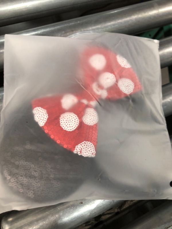 Photo 2 of  2 Pack Mickey Ears, (Red Dot & Red)