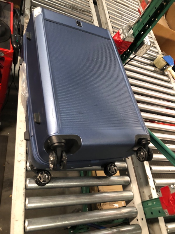 Photo 1 of Travelpro Platinum Elite Hardside Expandable Spinner Wheel Luggage TSA Lock Hard Shell Polycarbonate Suitcase, Dark Sky Blue, Checked-Large 28-Inch Checked- Large 28-Inch Dark Sky Blue