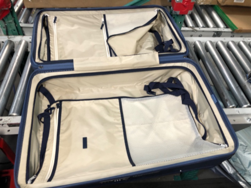 Photo 1 of Travelpro Platinum Elite Hardside Expandable Spinner Wheel Luggage TSA Lock Hard Shell Polycarbonate Suitcase, Dark Sky Blue, Checked-Large 28-Inch Checked- Large 28-Inch Dark Sky Blue