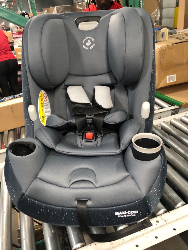 Photo 3 of Maxi-Cosi Pria All-in-One Convertible Car Seat, All-in-One Seating System: Rear-Facing, from 4-40 pounds; Forward-Facing to 65 pounds; and up to 100 pounds in Booster Mode, Sonar Grey