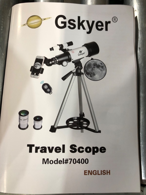 Photo 2 of Gskyer Telescope, 70mm Aperture 400mm AZ Mount Astronomical Refracting Telescope 