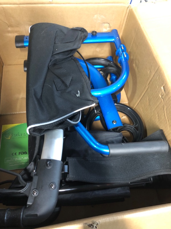 Photo 2 of 2 in 1 Rollator Walkers for Seniors with Padded Seat