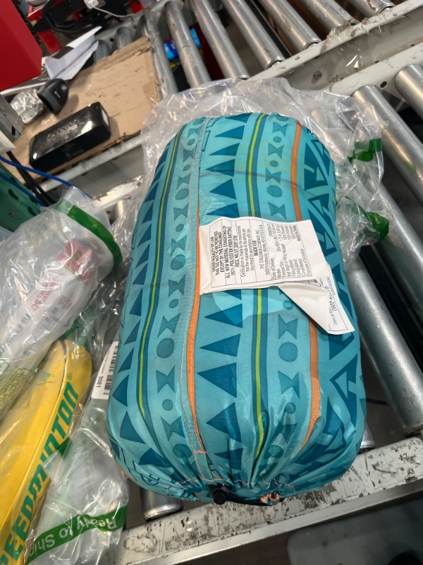 Photo 2 of Coleman 50 Degree Youth Sleeping Bag - Turquoise