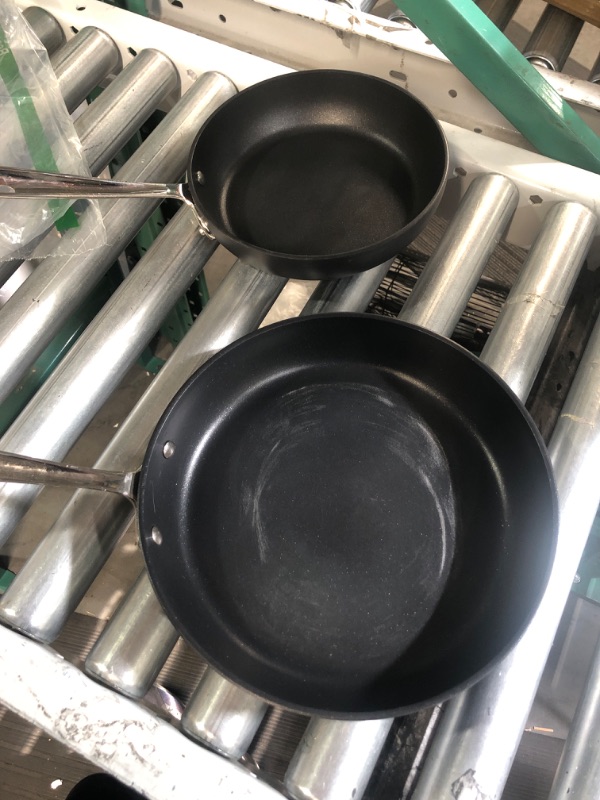 Photo 3 of [READ NOTES]
All-Clad Hard Anodized Nonstick Fry Pan Cookware Set, 2-Piece, Black 8-Inch and 10-Inch