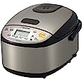 Photo 1 of * used * 
Zojirushi NS-LGC05XB Micom Rice Cooker & Warmer, 3-Cups (uncooked), Stainless Black