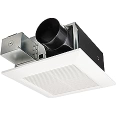 Photo 1 of Panasonic FV-0511VF1 WhisperFit DC Fan 50-80-110 CFM Retrofit Bathroom Exhaust Fan - Quiet Energy Star-Certified Energy-Saving Bathroom Ceiling Fan