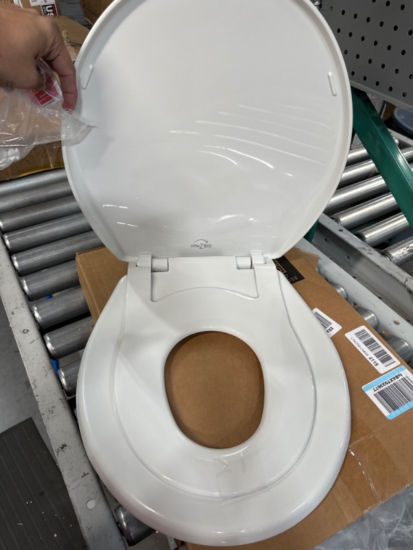 Photo 3 of * incomplete * see images * 
Little2Big 81SLOW 000 Toilet Seat with Built-In Potty Training Seat