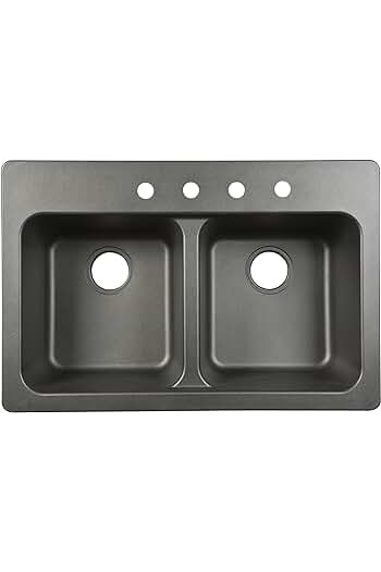 Photo 1 of **DAMAGE**
Kindness Kitchen Sink Tectonite Black FTB904BX